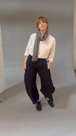 Sienna Guillory Instagram - Moonlighting @carriercompanyuk designing my most favourite clothes to wear with my long beloved @johnlobb oxfords 🎻 #madeinengland #makingstuff