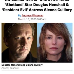 Sienna Guillory Instagram - @deadline thank you for announcing our @oneofusthefilm So excited to be making this extraordinary thing with so many brilliant folk including @kit.connor @ninthstepper2000 @charlottehope8 @callumwoodhouse @oneofusthefilm 🤫 #family