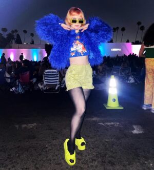Sierra McCormick Instagram - Happy Pride 🏳️‍🌈 ❤️‍🔥 my lil sister Kayla and I enjoying queer classic But I’m a Cheerleader at @cinespia