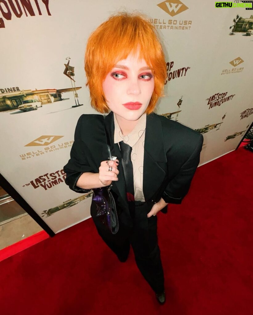Sierra McCormick Instagram - What a fantastic night premiering The Last Stop in Yuma County !! See it in theaters and VOD on May 10th !!!! I love this movie so much fuck !!!!!!! Swipe to the last slide for my best Sleep Paralysis Demon !!!!!!!!!!!