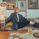 Sierra McCormick Instagram - Care for a smoke? I’ve got three 💀 🚬🥃🃏🎲🧑🏻‍🦰 Once again, the amazing @laurentakespix captured angles I didn’t even know I had. More to come 👀