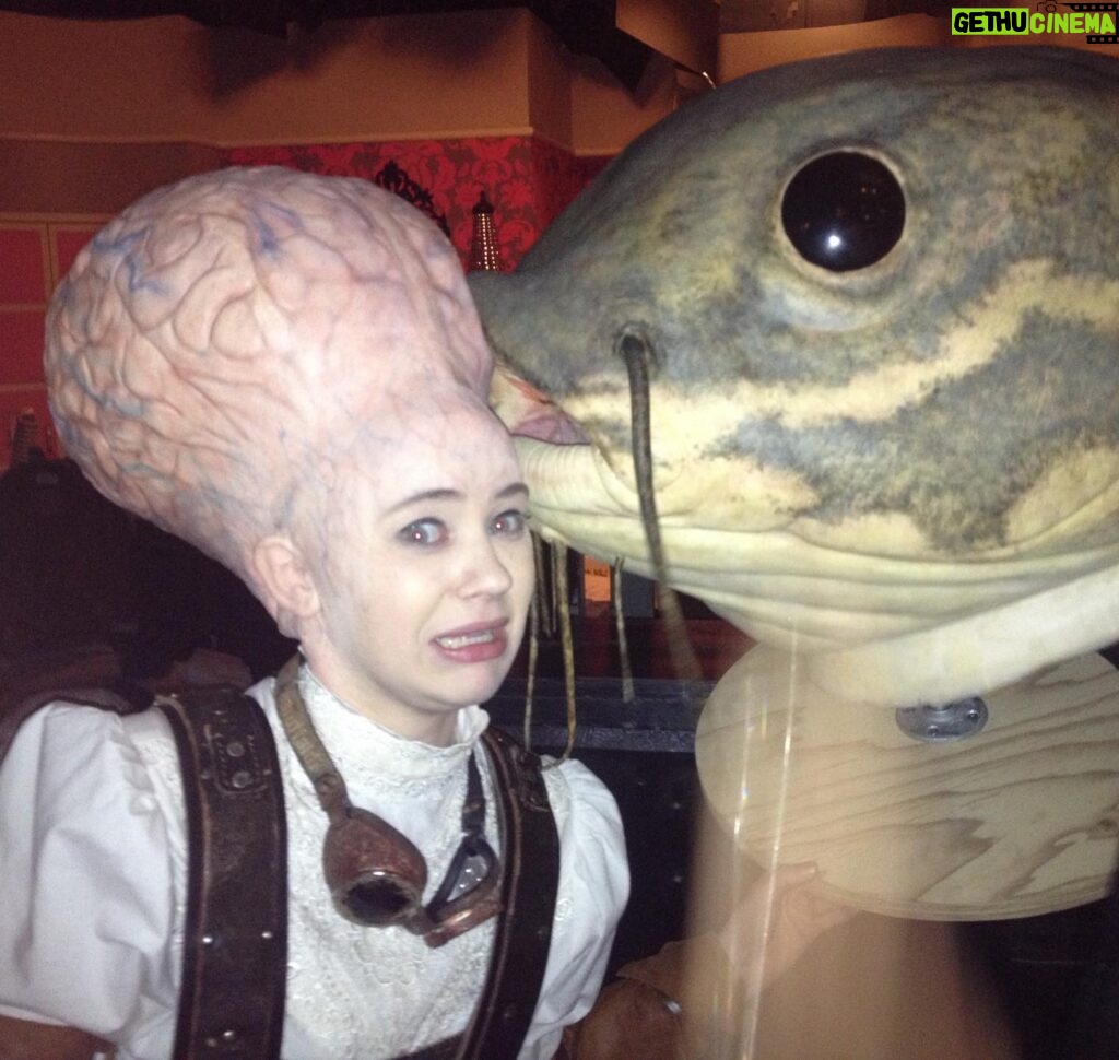 Sierra McCormick Instagram - Happy Almost Halloween. No I will not offer any context for this image. 🧠💋🐟