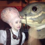 Sierra McCormick Instagram – Happy Almost Halloween. No I will not offer any context for this image. 
🧠💋🐟