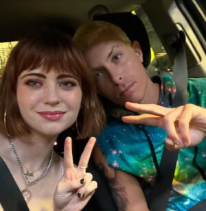 Sierra McCormick Instagram - EDGE OF EVERYTHING IS PLAYING AT THE LAEMMLE NOHO ALL WEEKEND!!! Here are some of my favorite moments from the shoot with my fave ppl 🖤🖤 not pictured bc they were busy creating ~the vision~ and the funnest fucking set ever are our directors  @pabs.feldman and @sophsabel biggest thanks to them for trusting me with such a personal story 🥹

Swipe to the last pic to see me when I was actually 15 serving ~fashion~ at the Gotye concert, I had bby Sierra in my heart the whole time 😤