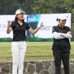 Sigi Wimala Instagram - Trying to look professional on the golf course, but secretly plotting our next hilarious putt fail at @gununggeulisgolfclub. Who needs a caddy when you've got a pro to help you read the greens. Had a ball (literally) at The Indonesia Pro-Am Presented by Combiphar & Nomura 2023. Awesome day!!! Thank you @obgolf
