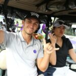 Sigi Wimala Instagram - Trying to look professional on the golf course, but secretly plotting our next hilarious putt fail at @gununggeulisgolfclub. Who needs a caddy when you've got a pro to help you read the greens. Had a ball (literally) at The Indonesia Pro-Am Presented by Combiphar & Nomura 2023. Awesome day!!! Thank you @obgolf