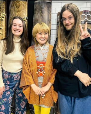 Sigrid Instagram - more Tokyo ! 🇯🇵❤️ ahhhh it was incredible. thanks to @keijiprimrose for having us in your studio, it was epic - so lovely to write with @nakajin and amazing to visit @asuka_koto in your studio and hear you play your music and for us (to try) to play the koto, Jushichi-gen and Jiuta-shamisen. 💕💕💕 obvs thanks @askjells for being both my travel buddy and the writer/producer magician you are 🪄 songs were made, Asahi’s were drunken(??) and i had so much sushi (with @chikara_ksh !) and miso soup and bbq that i haven’t had sushi again until today. yum