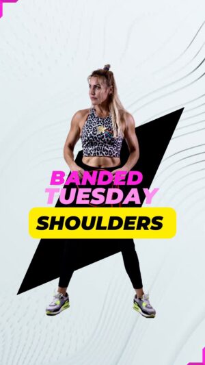 Silje Torp Instagram - Yay, it’s BANDED Tuesday again! 🥳

This time we are using a light superband which we step into. You can adjust the resistance by having one or both feet inside the band. 
Make sure you always engage your core before starting the movement to protect your back. Also, make sure your shoulders are “tucked into your back pocket” , imagine that you raise your arms supported all the way from your back. 
Depending on the resistance from the band and your strength level; adjust the rep range accordingly. Typically you need more reps using a light band, but these are working your shoulders isolated and are hard even with a light resistance. Make sure you don’t raise your shoulders or compensate by bouncing or pending. 
Work focused and honest! That’s when you get the best results. Oh, and have FUN! 🚀

#bandedworkout #bands #fitnessmotivation