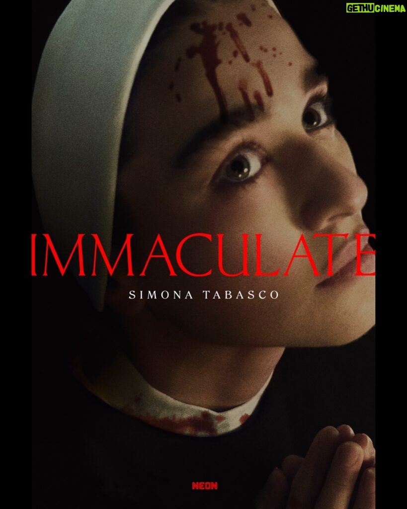Simona Tabasco Instagram - Simona Tabasco is Sister Mary. IMMACULATE opens in theaters tomorrow: immaculate.film