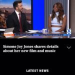 Simone Joy Jones Instagram - Had a blast on @ktla5news 💘 thank you for the fun talk on #donttellmomthebabysittersdead & the sweet spot on GRL! 🎶 @kittywedie hair color @wilfordlenov styling @shanicenjones makeup @kiyahwright1 hair styling Both out now!!!🍾 What have you streamed with your fam?