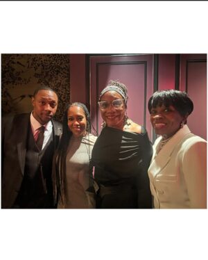 Simone Missick Instagram - Finally got to celebrate the hard work and dedication that all the artists put into the #Shirley movie for @netflix @strongblacklead 🙌🏾so proud of my love @dorianmissick in portraying #rondellums 👊🏾 And getting to bring the #glammamarazzi out to celebrate was such a special treat 🤎Shirley is out today!!! 
Thank you to my team @angelacstyles @kymmyizabeauty for getting me right. Jewelry by @tsmgofashionrental