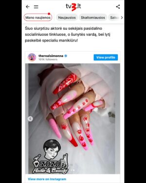 Simonna Instagram - SKAITYKIT PLAČIAU - @tv3.lt_pramogos @tv3televizija 🙏🥹💖🥳