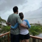 Simran Kaur Hundal Instagram – Wearing my favourite Tshirt , shorts and arm candy 🤭🧿
.
.
.
.
.
.
.
.
.
.
.
.
#simranhundal #simrankaur #simrankaurhundal @sikander747 #mrandmrsvirk #couplesgoals #love #rain #beach #maharashtra