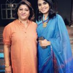 Sindhu Lokanath Instagram - It was a pleasure working with you @malashreeramu . Though it was for a very short time it was the best😊. . #kendadhaseragu
