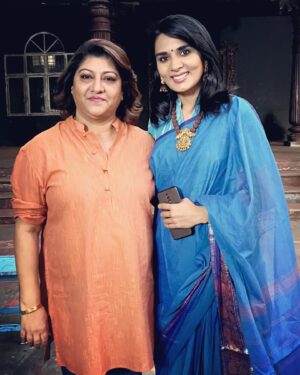 Sindhu Lokanath Instagram - It was a pleasure working with you @malashreeramu . Though it was for a very short time it was the best😊.
.
#kendadhaseragu