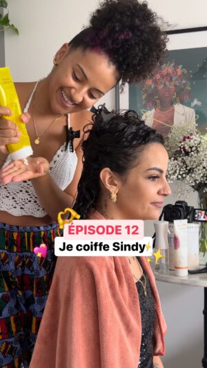 Sindy Michelle Claudia Auvity Instagram - Épisode 12 : Je coiffe @sindyoff 💖✨🫶