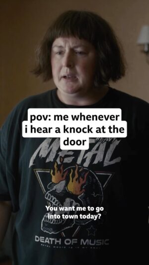 Siobhán McSweeney Instagram - hiding until they leave > having a basic human interaction

#Spud #Comedy #BBCThree #iPlayer