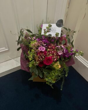 Siobhán McSweeney Instagram - What a bloody lovely day. Honestly. Thank you all so very very much for the kind messages. @nicolacoughlan screamed with delight down the phone this morning. And @stephensobal rang to tell me how delighted he was. And I came into work @nationaltheatre and @louisadodgeharland had flowers and Justine and Tom had fizz and Josie brought in fancy doughnuts. And we all clapped. There were hugs from everyone. And smiles. And I felt very special. Like properly so. And I said it. And then I spent the whole day in 1936 in the hills of Donegal saying some of the best words ever written. And my darling @kevin_joseph_brady and @ahaactors sent me more flowers. And I got the best video message from a special little girl in Canada kindly sent by @mrtrevorwhite  @eleanormatsuura. And myself and @jackdaverooke messaged and giggled and said how funny and lovely it all was. And loads and loads of loved ones messaged and called me. And my brother who knows nothing about my job rang because he knew this means so much and said “ I can hear the smile in your voice” and I was indeed  smiling. He was correct.  And I had physio after rehearsals and I’ve just arrived home now and I’m no where near responding to the kind and  generous messages. What a day lads. Im glad I’m not cool enough to take this casually. But I’m cool enough to realise how cool this is. 
 I’ve won already.