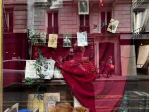 Siobhán McSweeney Instagram - Au revoir Parisfrance.Thank you @cc_irlandais for letting me get fat and lazy and happy like a cat in a bookshop window. I’ve had a wonderful time ( I also left my red scarf in my room. Can you post it over. It was a present) I needed this time. I was tiiiiiiired. I didn’t need the third pastry though. But I relished every buttery crumb ☺️