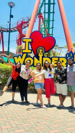 Sireesha Bhagavatula Instagram - Took the much needed break with my monkey bunch and haven’t felt more recharged in a while 🩵👯‍♀️🎢🏖️🌊🏊🏻‍♀️🥂🫶🏼🧿☀️