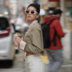 Sisley Choi Instagram - SPOTTED‼️ 黑超B Looking Lost in the Streets of Central 👶🏻