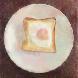 Sister Claire Instagram - 本日のお昼ご飯にさささと作ったトーストが美味しかったので、ご報告とさせて頂きますね🥪🍳.
.
.
.
#特に意味のないハッシュタグを添えて
#ご飯なのでメニュー風
#本当にハッシュタグの無駄遣い