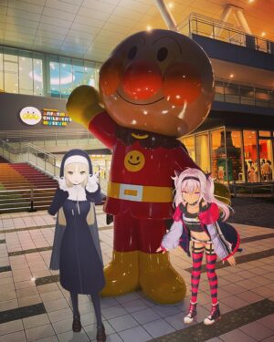 Sister Claire Instagram - アンパンマンと一緒にうきうきで撮ってもらった写真🤳

まおちゃんは前の人の写真も撮ってあげていて私はにっこりしました☺️