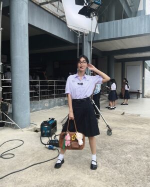 Sita Chutipaworakarn Instagram - ขอบคุณโรงเรียนที่สอนให้หนูนิสัยดี ปากดี ใจดี 
และหัวดีนะคะ! 🥶🎬 #ไอ้เป๊าะซีอีโอมอหก #ไอ้เป๊าะceoม6
