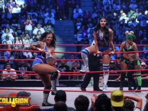 Skye Dolecki Instagram - **WARNING THIS IS GOING TO BE SAPPY AF** 
If you would have told 17 year old trainee Skye that at the age of 23 she would pin Ruby Soho on the debut of AEW Collision in a SOLD OUT United Center, in my hometown of Chicago, AND my ass (quite literally) broke the internet….. I would have never believed you. 
I still can’t wrap my head around all the feelings and emotions that went through me from the moments leading up to walking out onto that stage to me just typing this caption. I am so grateful for the opportunity to show the world who Skye Blue really is, and I can’t wait to keep making you all proud. I love pro wrestling so effin much, it’s my life, it’s all I know, and I can’t wait to wrestle til I’m 85 years old still trying to bump and wrestle to put smiles on everyone’s faces. Let’s fucking go 💙