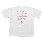 Skylar Grey Instagram - Drop 1.0 of my 1/1 Handwritten Lyric Tees is live! Buy at LINK IN BIO! Edited: SOLD OUT