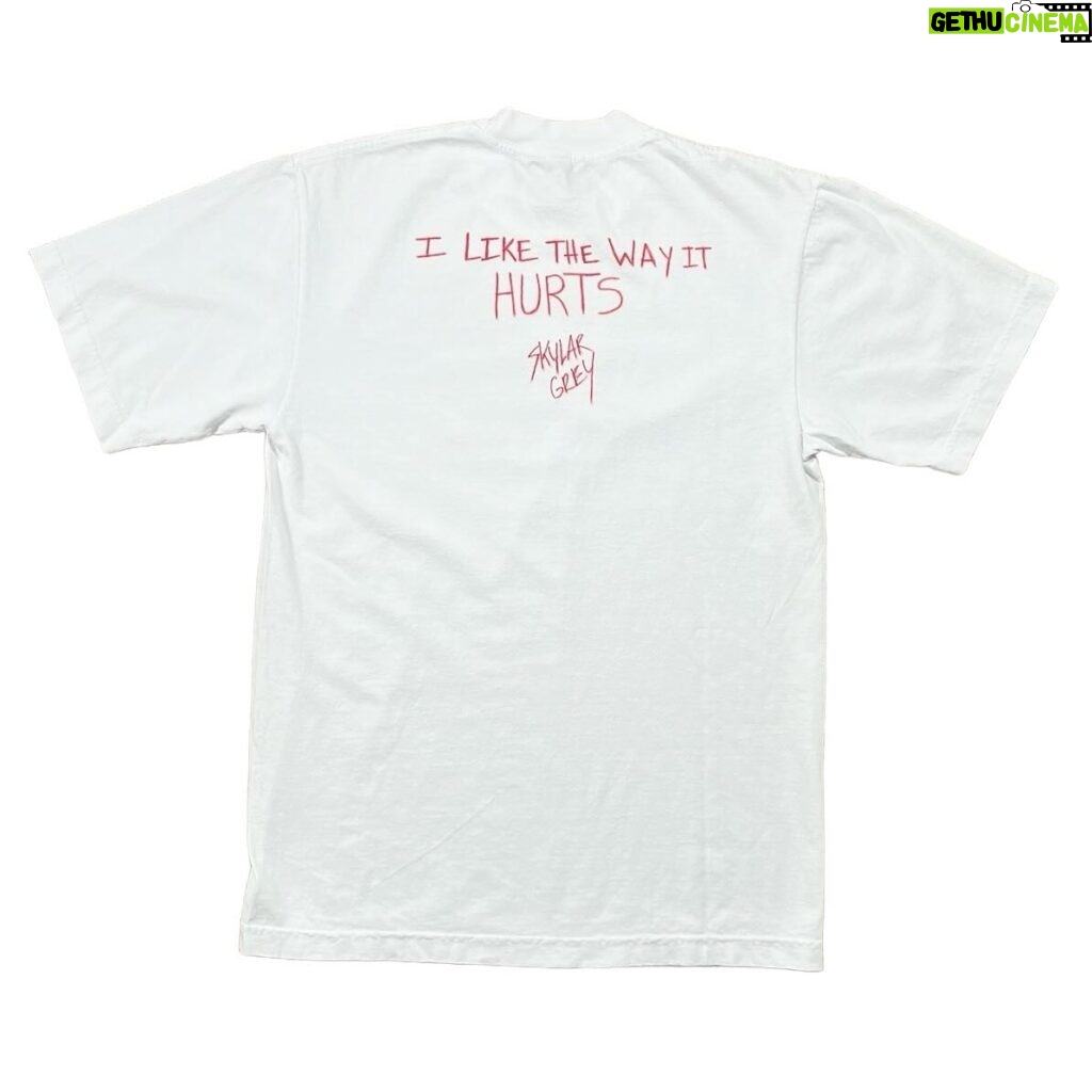 Skylar Grey Instagram - Alright… the crowd has spoken… I’ll be doing a handwritten lyric tee drop Friday May 24th at 12pm PST. These are each one of a kind, in various sizes… Set a reminder to get yours!