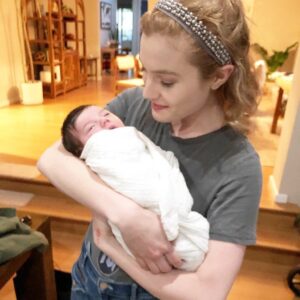 Skyler Samuels Instagram - my littlest buddy is 1! sweet ione, what a joy you are. thank god for your humans @whatsmikeeatingnow and @meggyfin for not only always taking me to the yummiest meals but for making the yummiest little lady I know! welcome to the single digits kid. aunty sky loves you 💜