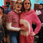 Skyler Samuels Instagram - My favorite effing care bear & soul sister & Frost sister & dog mama & carpool buddy & human lady @ambercerwin, I’m not sure I could love you more 💗 Happy birthday you sweet and brilliant light being! ✨🌟