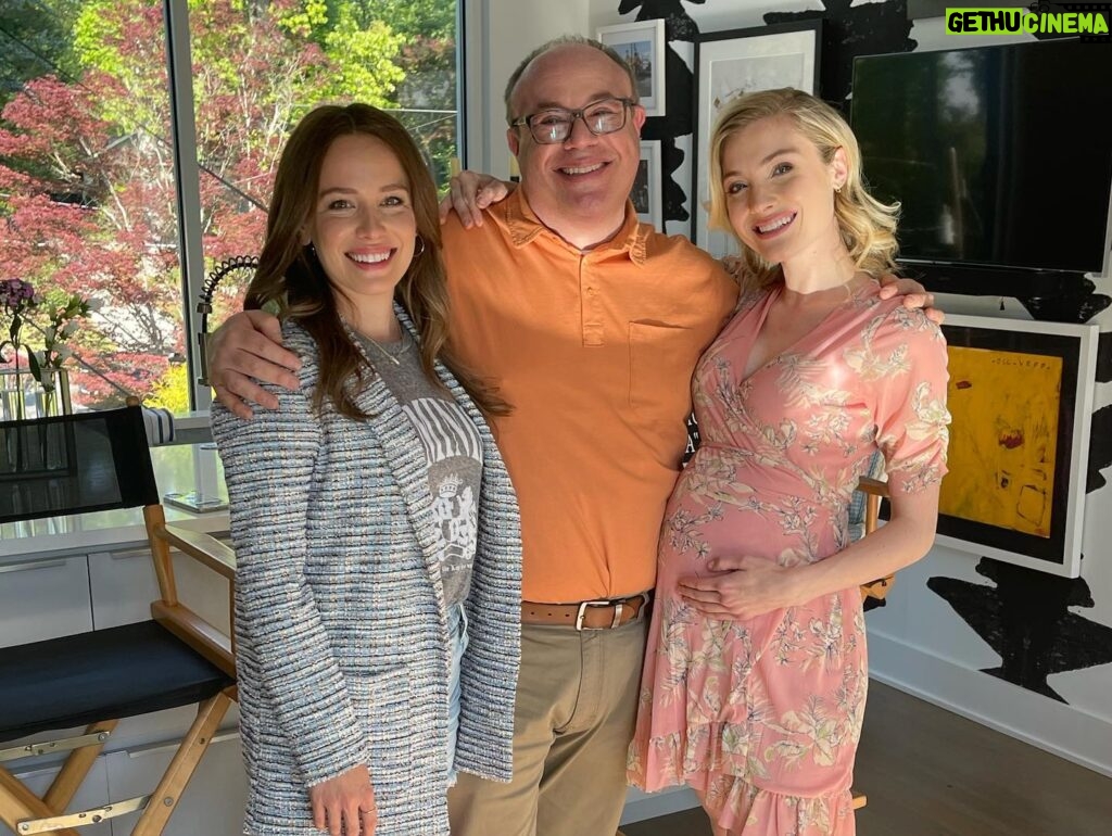 Skyler Samuels Instagram - Thank you to everyone who tuned into Switched Before Birth on @lifetimetv! We are so grateful for your support! Cheers to our lovely and incredibly talented cast and crew. A special cheers to @bo_yokely and his real life wife @liv_yokely who welcomed their baby girl just days after we wrapped. And a cheers to one of my favorite people and best friends @shellyguberek who gave me the wonderful news that her little one is on the way. All kinds of blessings wrapped up in this project, grateful for every one of them 💖