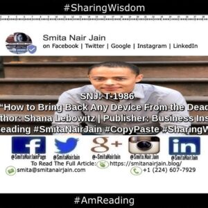 Smita Nair Jain Instagram - SNJ: T-1986 | “16 startup founders share their best advice for aspiring entrepreneurs” | Author: Shana Lebowitz | Publisher: Business Insider | 
#amreading #copypaste #diversity #equality #feminism #genderequality #heforshe #leadership #sharingwisdom #smitanairjain #tedxspeakers #tedxtalks #womenboss #womencreate #womendigital #womenempowerment #womeninbiz #womeninbusiness #womenindatascience #womeninengineering #womeninfinance #womeninleadership #womeninpower #womeninstem #womenintech #womenintheword #womenonboard #womenpower #womenstyle #womenwhocode