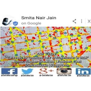 Smita Nair Jain Instagram - Smita Nair Jain on #Google
SNJ: T-1924: “Get ready for ‘unlimited data’ of 5G networks in 2019” | Author: Stephen Shankland | Publisher: C|net | #SmitaNairJain | #CopyPaste
When it comes to 5G networks, there’s something beyond pure speed to get excited about.
Next-generation mobile networks will be able to accommodate a lot more people and a lot more data as carriers like Verizon, T-Mobile and AT&T and manufacturers like Nokia and Ericsson improve the total capacity of the network. That means your phone won’t be fighting against all the others ….
TO READ THE FULL ARTICLE: https://goo.gl/posts/k63t6
#womenwhocode #womenintech #womenindigital #thoughtleaders #tedxtalks #tedxspeakers #tedxmotivationalspeakers #tedx #technologyfuturistkeynotespeakers #technology #tech #strategy #smitanairjain #motivationalspeakertedtalks #motivationalspeakers #motivationalspeakeronleadership #motivationalspeakerbusiness #mentor #leadership #keynotespeakers #informationtechnology #futuristtechnologyspeakers #futuristspeakers #futuristmotivationalspeakers #futuristkeynotespeakers #fintech #digitalfuturistspeakers
Take A Minute To Follow Me On Social Media
Facebook: https://www.facebook.com/SmitaNairJainPage/
Twitter: https://twitter.com/SmitaNairJain/
Instagram: https://www.instagram.com/smita.nair.jain/
LinkedIn: https://www.linkedin.com/in/smitanairjain/
Google : https://plus.google.com/ SmitaNairJain/ https://t.co/IPQQjbpHDO