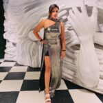 Sneha Paul Instagram - Saturday night sparkle ✨🫶 Outfit @thenewbold.in Styling @yourstylistforever Location @bangtan_lounge