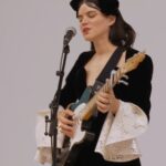 SoKo Instagram - I am so honored to have been able to collaborate with super visionary @harris_reed for their 2nd @ninaricci show in Paris and create the soundtrack for their magical creations ! ! First of.. the dress, MY DRESS 😭 ! Harris made it FOR ME, on me !!!!! What an absolute dream.. I've never felt something be sooooo me on my body. I felt like the elevated version of who i pretend i am when I'm not dressed like a teenage boy ! I'm still high on it ! Harris was super collaborative and so easy to work with and just sooo incredibly talented and thoughtful and caring and loving.. FOR REAL, not Instagram fluff you guys ! And the result.. i was speechless ! sweet Phoebe = aaawwwe ! Awesome team ! Soooo... as you know.. I hadn't played a show in ages. We discussed the vibe with Harris and what their dream set would be like.. I sent Harris a new song i was just working on : SAFE ( that's not even finished recording - i recorded this summer with my friend @territerri__ ) it was such a thrill to premier it this way ! Thank you to my super awesome power band 🎸 @pieerre_ant and my angels on strings 🎻 @camcamgrn @apolline.lafait . Merci à ma petite fée @florentfarinelli And thanks @stina.bibbi @mathieucesar for being there for me. And everyone on show day for making this day so magical and memorable for me ! Thank you @ninaricci fam for making memories for forever ✨🌟✨🌟✨🌟✨ I adore you all.. Thanks for reading this far. This was such a major event in my life..!!! Soooo it needed a big excited post. ❣️ there ! 😘 -------------------- The SS24 collection celebrates the joy of dress-up, as mined from childhood memories of trying on his mother's clothes and rummaging through the rich Nina Ricci archives. Creative Direction: @Harris_Reed Styling: @harry_lambert Casting Director: @nachumshonn Movement Director : @simon.donnellon Makeup by @sofiatilbury for @charlottetilbury Hair: @alipirzadeh Nails: @simmy_nailsandbeauty Jewellery : @hugokreit Video production : @titreprovisoire Scenography : @backofthehouse Music : @sokothecat #NinaRicci #ninaricciss24