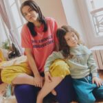 SoKo Instagram - Introducing @sokothecat and Indigo for #TheAnimalsObservatory🌟 Captured in their Parisian apartment, Soko and her child showcase Spring-Summer 2024, its colorful mood, and its sophisticated finishes, for both children and women. Photography by @danipujalte Hair by @eduardobravohair Makeup by @rubymazuel #BeAGoodAnimal