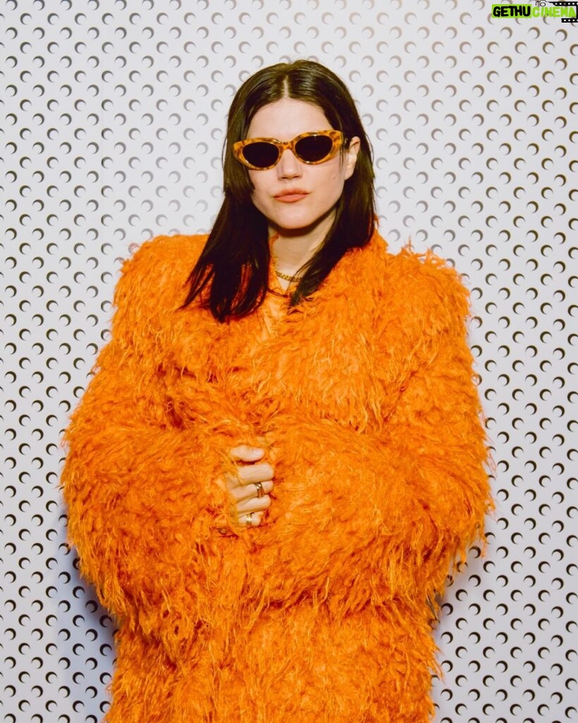SoKo Instagram - Best "orange you glad ..." joke wins.. 🍊 @marineserre_official 🍊 1st pic by @paulfogiel All other 📸 by @miriam_marlene