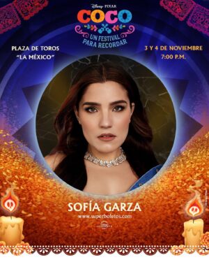 Sofía Garza Instagram - Hoy sentí algo muy especial. 
Si bien, no es una interpretación perfecta, les juro que sentí cada segundo intensamente y nunca lo voy a olvidar. 🇲🇽🎶✨

Gracias @felipedirector por confiar en mi, SIEMPRE. 

Nos vemos en COCO: Un festival para recordar este 3 y 4 de Noviembre en la Plaza de Toros “LA MÉXICO” 

Boletos en:
www.superboletos.com 

A la prensa del día de hoy: 
G R A C I A S