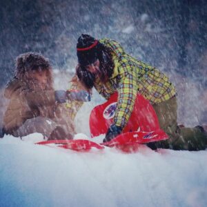 Sofía Reca Instagram - Snow storm fun with grandma! #jacksonhole #snow #playoutside #powder #Inti #patito inti divirtiéndose con su abu en la tormenta de nieve!