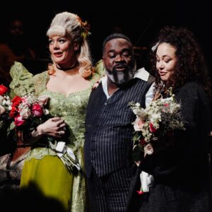 Solea Pfeiffer Instagram - I have yet to master leaving a show… I don’t know how to do it right!!! And truthfully I had a hard time letting this one go, but I need CLOSURE. SO: A belated love note to this chapter of my life and the people who made it what it was. I miss looking over at @lilliaswhiteofficial and thinking FUCK I love being on Broadway. I miss @philliptheboycan and @bettywho looking at each other with eyes full of true love. I miss the glorious people of the penthouse floor and the endless giggles, and getting my steps in from walking up so. Many. Stairs. I miss stage management flashing me the homemade sign to make sure I never forgot my flower. I miss the audiences absolutely, and rightfully losing their minds over @jordanfisher , and feeling inspired to sing from the bottom of our souls together. I miss being in a version of this show that was so beautifully black!! Going on with with the world’s sweetest boys @_de_la_musique and @chibueze , the magical precision of each fate (I now know so many people who play the accordion), @marmwood214 magically ushering in every new era, @yah__yah__el__ and @keenan_tyler_oliphant  with their endless patience with my double duty brain, and thanking the heavens for my one and only @bettywho becoming one of the most important people in my LIFE!!! I could go on and on and on and each person in that building deserves a novel or appreciation and if you made it this far and are cringing WHATEVER. I love these people and from the bottom of my heart I am humbled, and I am simply not the same. Thank you to everyone who showed up, and sent me their support. It all meant the absolute world to me. 🥰What an absolute privilege to have performed on the one and only Chavkin Way. (The artist formally known as 48th st.)