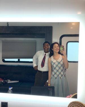 Solea Pfeiffer Instagram - The love we’re still getting for Jazzman makes my heart so fullll thank you to everyone who’s gone out of their way to let me know how the movie affected you! That’s my greatest hope with any art I get take part in, that people feel something and feel moved to let you know. 💕 Here’s Bucket and Bayou day ONE on set - no idea how much a ride they’re in for. @netflixfilm @strongblacklead @tylerperrystudios