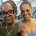 Soledad O'Brien Instagram - Going strong into 2024 with Pilates! Fun to have @kimbondy around (even if she is kinda jet lagged) and of course Pilates with Bridgette is amazing 🔥🔥🔥