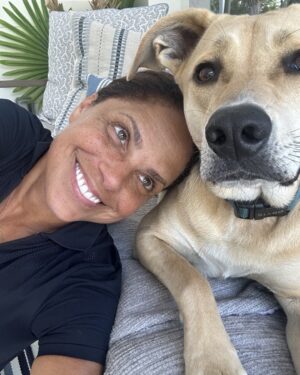 Soledad O'Brien Instagram - Why do I love this crazy dog so much?  Lol. Teddy you're the best.