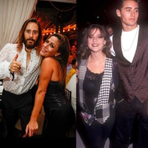 Soleil Moon Frye Instagram - Now & Then… Thank you @jaredleto for your support of @coreresponse @annyounglee @seanpenn 🖤  @jaggerblue_ Thank you for the side by side. :)