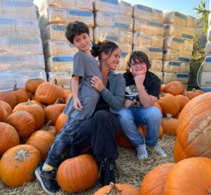Soleil Moon Frye Instagram - Grateful for my kiddos. Pumpkin patch with the boys. Love this time of year. Sending love & blessings to all of you. 🧡 captured by the awesome @1080phil