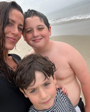 Soleil Moon Frye Instagram - Dawn plunge with my boys.🤍 Lyric & Story thank you for taking the jump in with me. Mama 🌙
