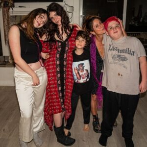 Soleil Moon Frye Instagram - My babies. ♥️ @poet_siennarose @jaggerblue_ Lyric, and Story. Family. 
Portrait by @candytman